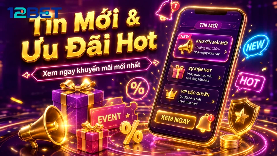 Mở Ảnh Banner Đến Xác Nhận Cuối: Hành Trình Đọc Ưu Đãi 12BET